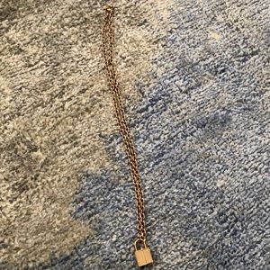 Henri Bendel “locket” necklace rose gold
